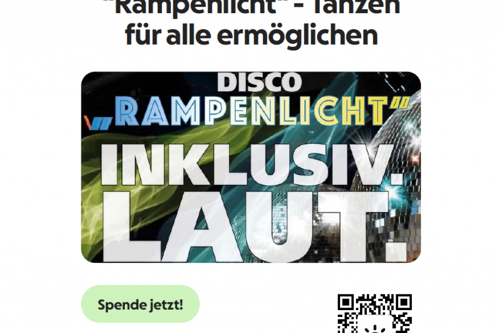 Bild Inklusive Disco "Rampenlicht" - Tanzen für alle ermöglichen